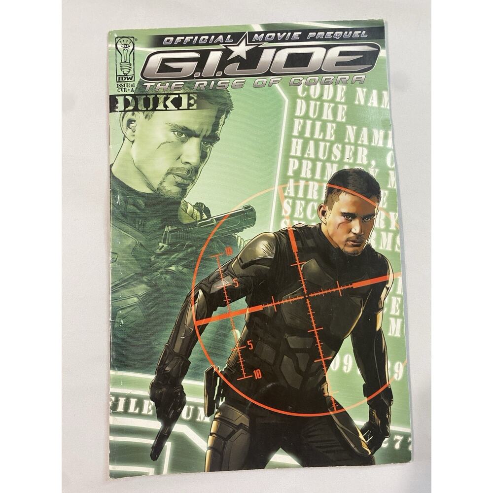 G.I. Joe Rise of Cobra Movie Prequel #1 Duke IDW 2009 Channing Tatum Cover A NM-